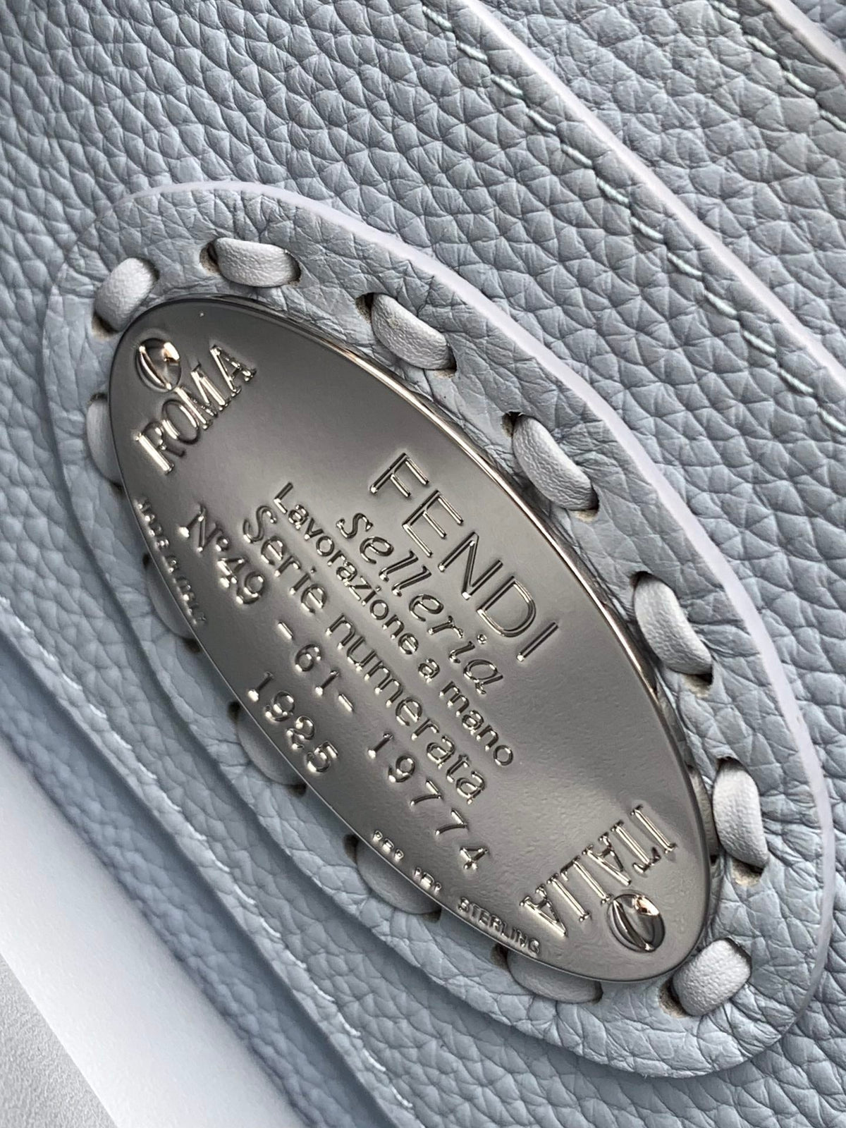 Peekaboo ISeeU Petite 20 Bag Baby Blue Leather Shw