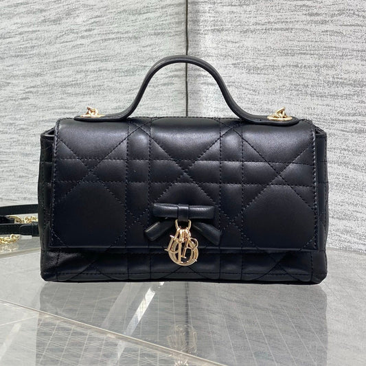 Dior 2026 My Tender Dior Top Handle Bag 21cm Lambskin