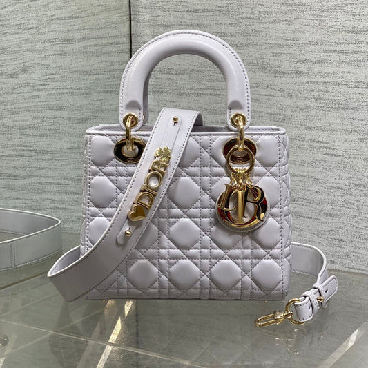 Dior 2026 Mini Lady Dior Bag Glacier Blue Lambskin 270717